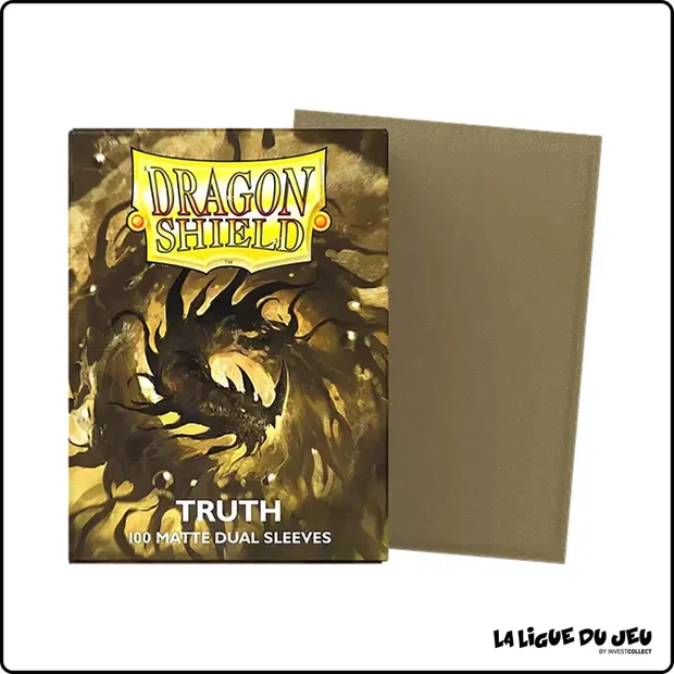 Sleeve - Dragon Shield - Protèges Cartes Dual Matte - Format Standard - Truth - par 100