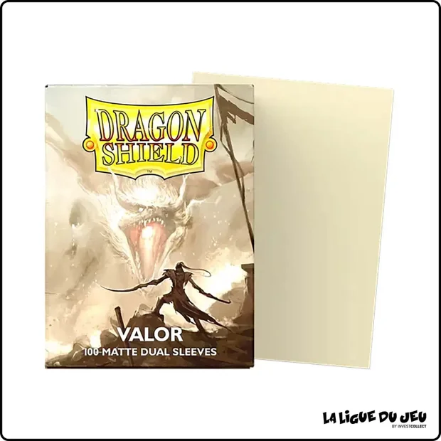 Sleeve - Dragon Shield - Protèges Cartes Dual Matte - Format Standard - Valor - par 100