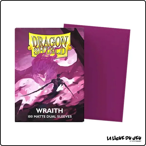 Sleeve - Dragon Shield - Protèges Cartes Dual Matte - Format Standard - Wraith - par 100