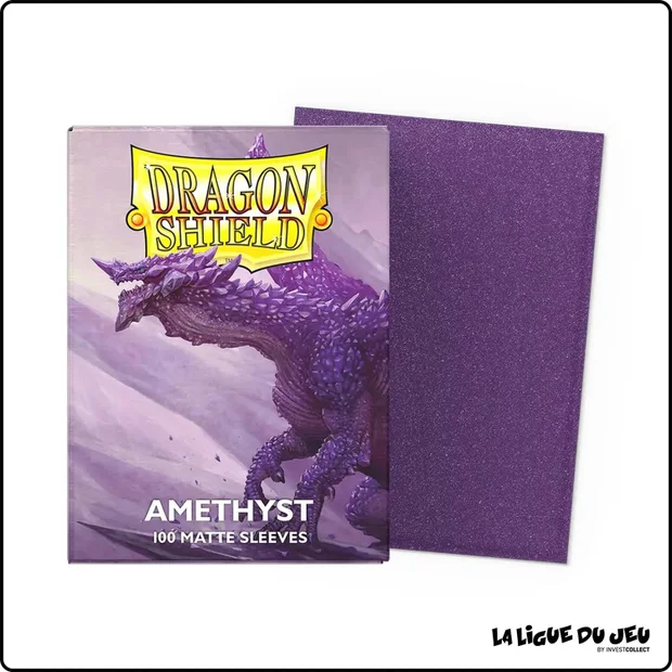 Sleeve - Dragon Shield - Protèges Cartes - Format Standard - Amethyst Mat - par 100