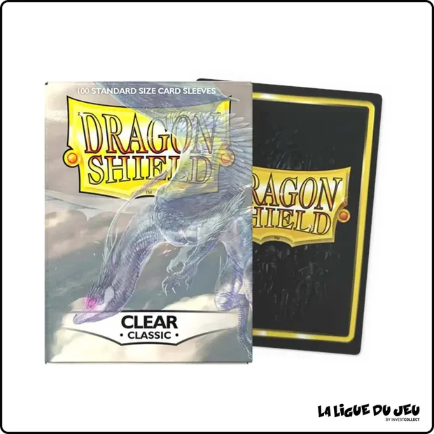 Sleeve - Dragon Shield - Protèges Cartes - Format Standard - Clear Classique - par 100