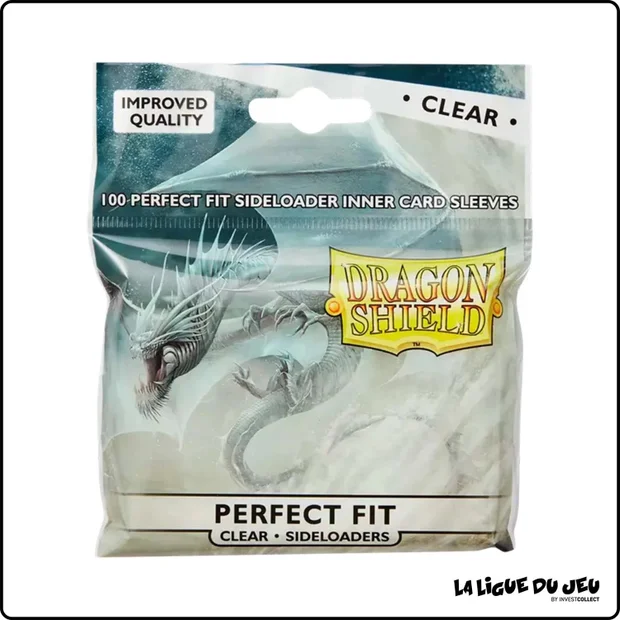 Sleeve - Dragon Shield - Protèges Cartes - Perfect Fit Sideloaders - Transparent - par 100