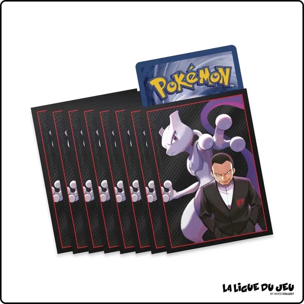 Sleeve - Pokemon - ETB - EV10 - Rivalités Destinées - Mewtwo & Giovanni - Scellé - par 65