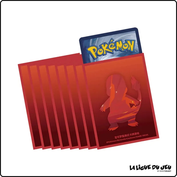 Sleeve - Pokemon - Salamèche - First Partner Gift Box Charmander - 151C Gathering - Scellé - par 64