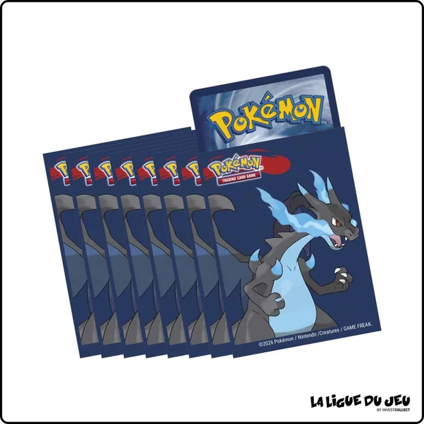 Sleeve - Pokemon - Ultra PRO - Format Standard - Méga-Dracaufeu X - par 65