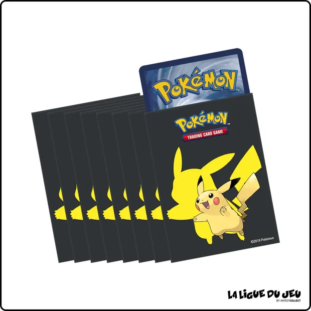Sleeve - Pokemon - Ultra PRO - Protèges Cartes - Format Standard - Pikachu - par 65