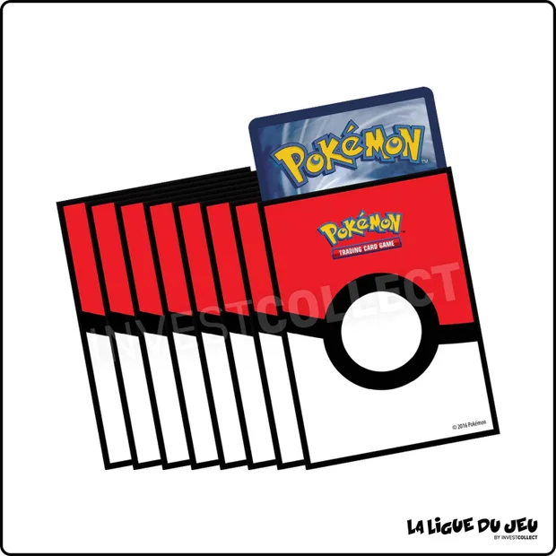 Sleeve - Pokemon - Ultra PRO - Protèges Cartes - Format Standard - Pokeball - par 65