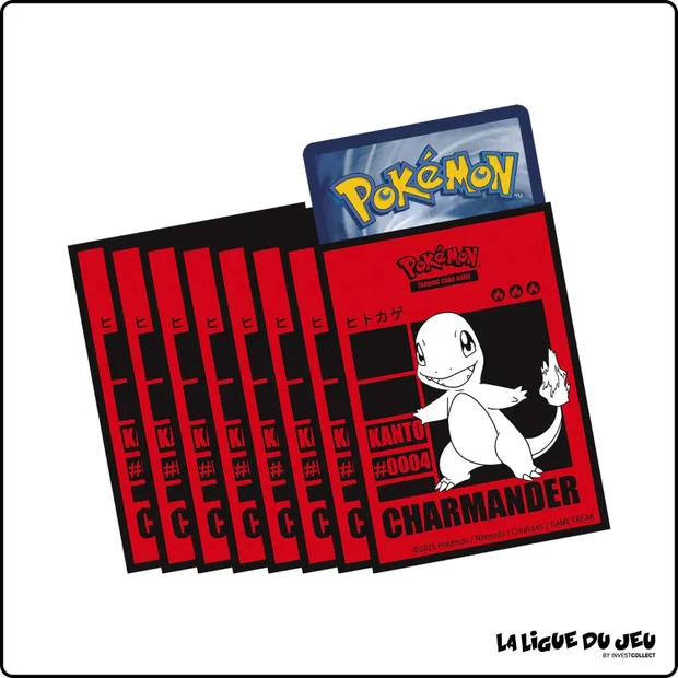 Sleeve - Pokemon - Ultra PRO - Protèges Cartes - Format Standard - Salamèche - par 65
