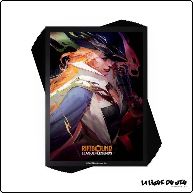 Sleeve - Riftbound - Set 1 : Origins - Protèges Cartes - Format Standard - Miss Fortune - par 100