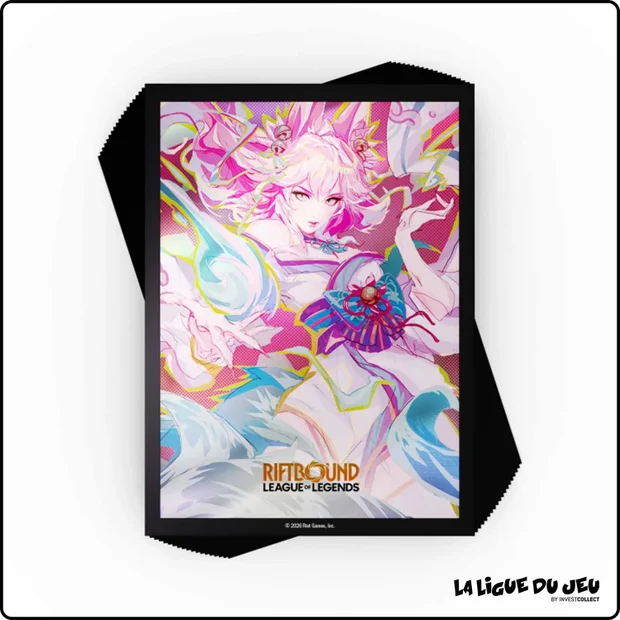 Sleeve - Riftbound - Set 2 : Spiritforged - Protèges Cartes - Format Standard - Ahri - par 100