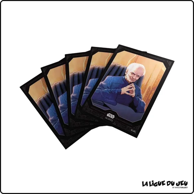 Sleeve - Star Wars Unlimited - Format Standard - Chancelier Palpatine - par 60