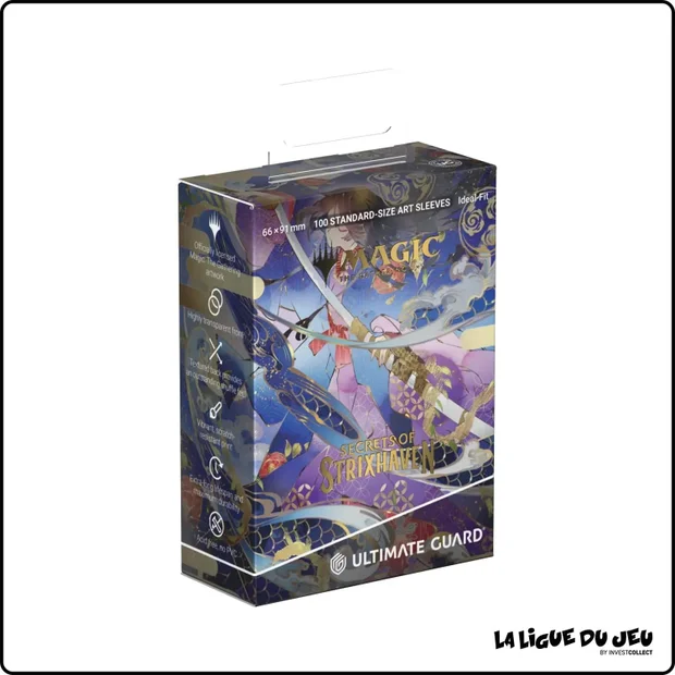 Sleeve - Ultimate Guard - Format Standard - Magic The Gathering : Secrets of Strixhaven - Force of Will - par 100