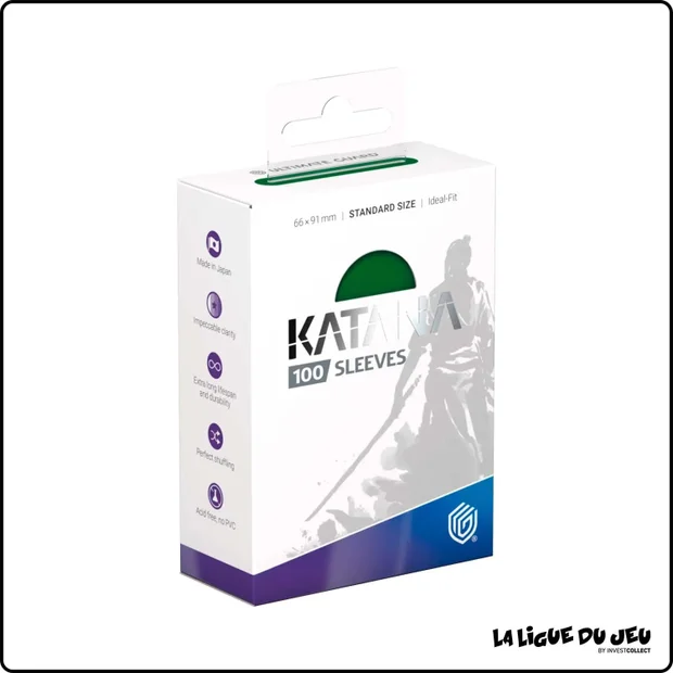 Sleeve - Ultimate Guard - Protèges Cartes Standard - Katana - Jade Garden - par 100