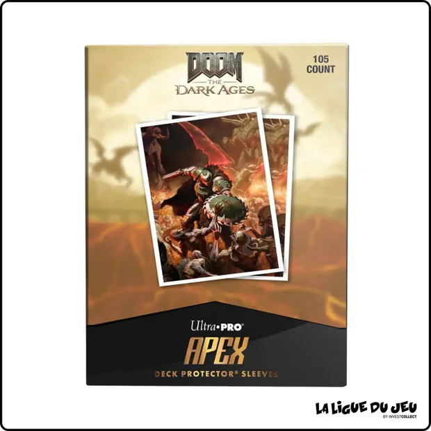 Sleeve - Ultra Pro - Apex - Format Standard - Doom The Dark Ages - Onslaught - par 105