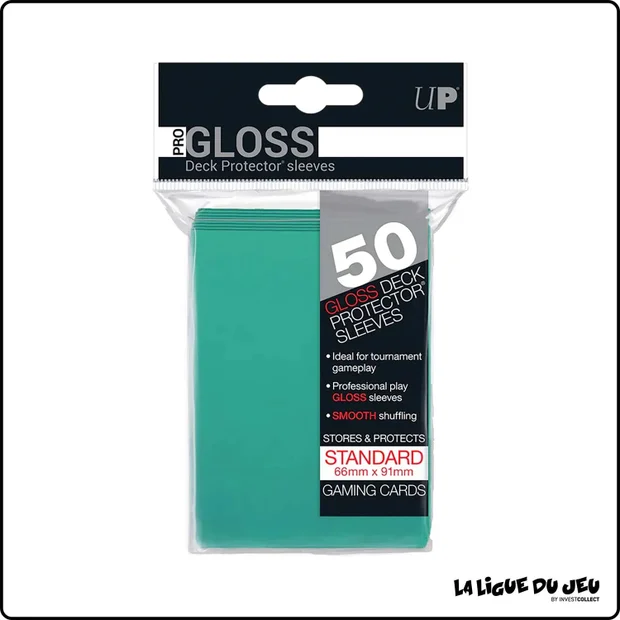 Sleeve - Ultra PRO - Protèges Cartes - Format Standard - Aqua - par 50