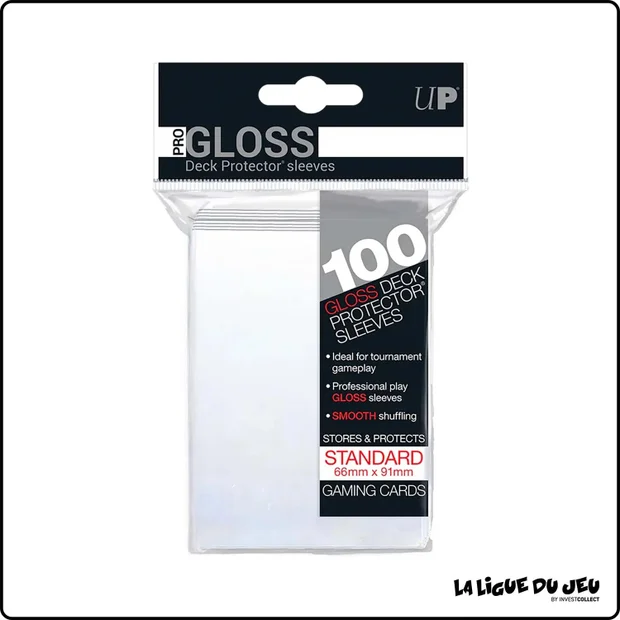 Sleeve - Ultra PRO - Protèges Cartes - Format Standard - Blanc - par 100