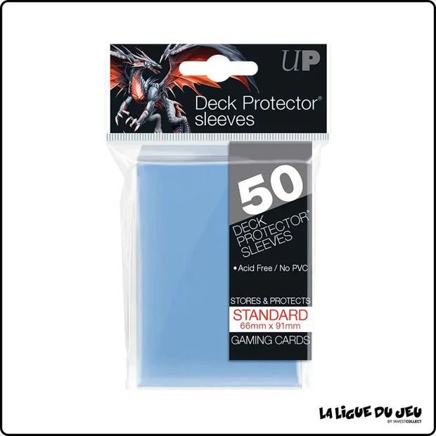 Sleeve - Ultra PRO - Protèges Cartes - Format Standard - Bleu Ciel - par 50