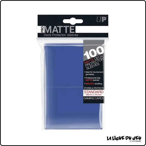 Sleeve - Ultra PRO - Protèges Cartes - Format Standard - Bleu Foncé Matte - par 100