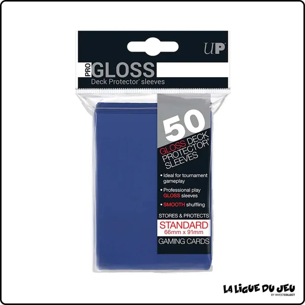 Sleeve - Ultra PRO - Protèges Cartes - Format Standard - Bleu Foncé - par 50