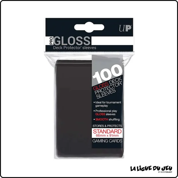 Sleeve - Ultra PRO - Protèges Cartes - Format Standard - Noir - par 100