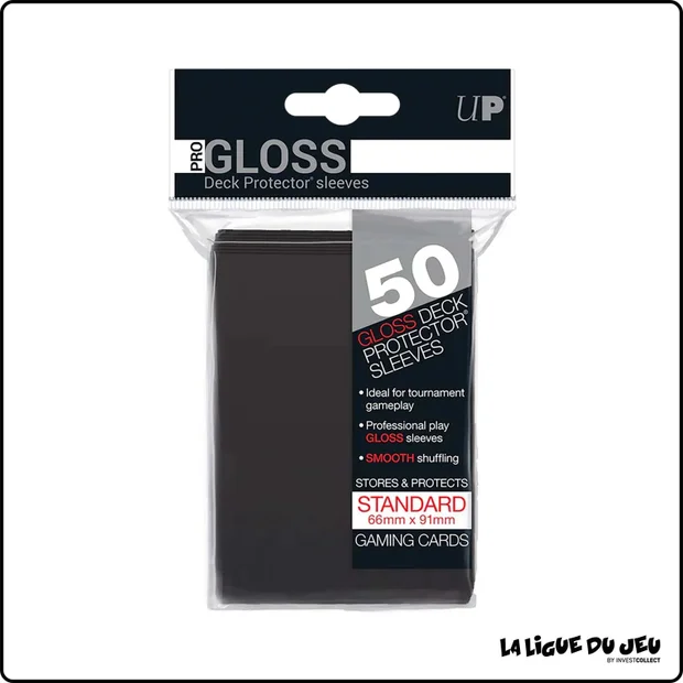 Sleeve - Ultra PRO - Protèges Cartes - Format Standard - Noir - par 50