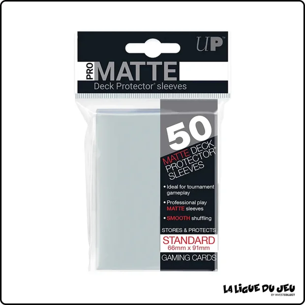 Sleeve - Ultra PRO - Protèges Cartes - Format Standard - Transparent Matte - par 50