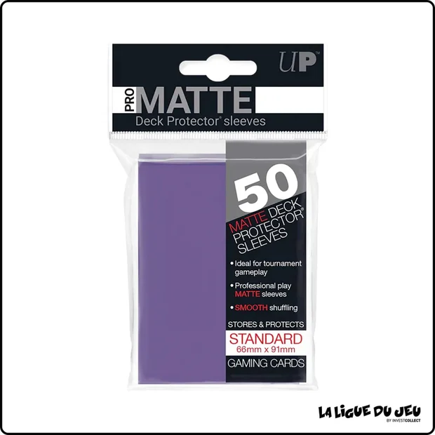 Sleeve - Ultra PRO - Protèges Cartes - Format Standard - Violet Matte - par 50