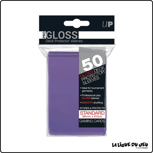 Sleeve - Ultra PRO - Protèges Cartes - Format Standard - Violet - par 50