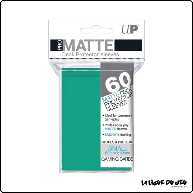 Sleeve - Ultra PRO - Protèges Cartes Small - Format Japonais - Aqua Matte - par 60