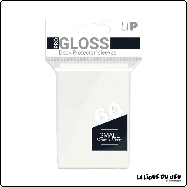 Sleeve - Ultra PRO - Protèges Cartes Small - Format Japonais - Blanc - par 60