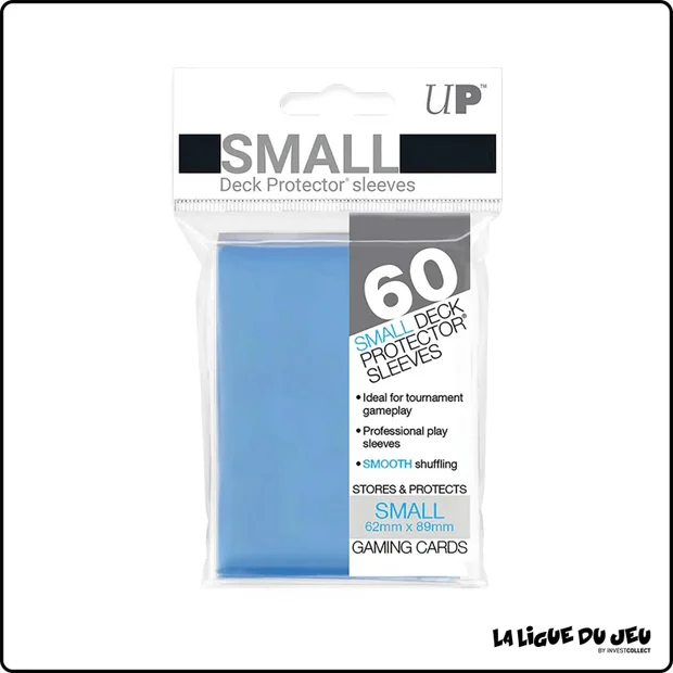Sleeve - Ultra PRO - Protèges Cartes Small - Format Japonais - Bleu Clair - par 60