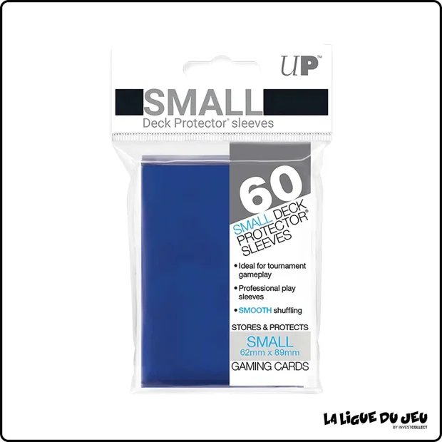 Sleeve - Ultra PRO - Protèges Cartes Small - Format Japonais - Bleu Foncé - par 60