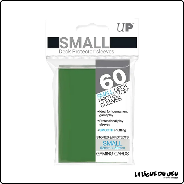 Sleeve - Ultra PRO - Protèges Cartes Small - Format Japonais - Vert - par 60