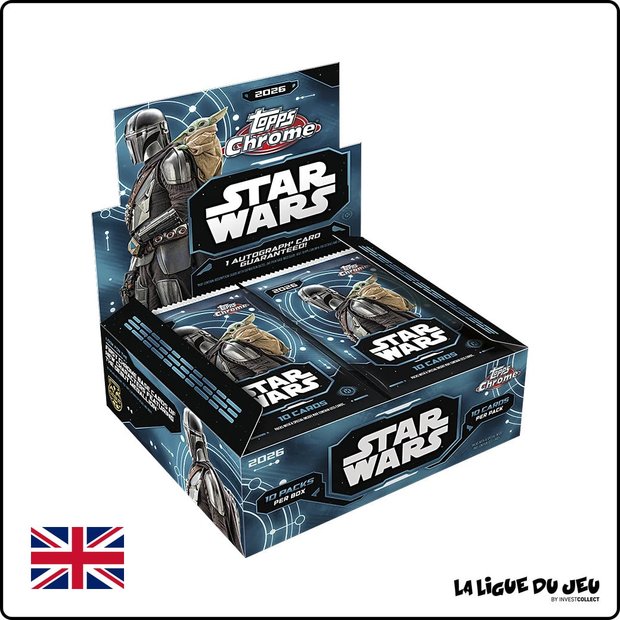 Box - Topps Chrome - 2026 Star Wars - Hobby Box - Scellé - Anglais