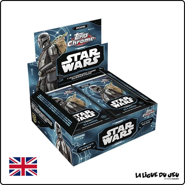 Box - Topps Chrome - 2026 Star Wars - Hobby Box - Scellé - Anglais