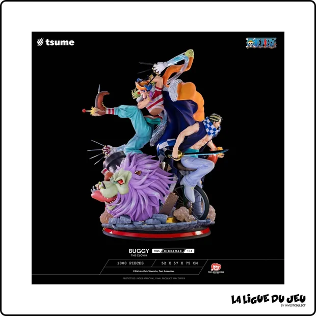 Statue - Tsume - One Piece - Buggy The Clown - HQS Dioramax