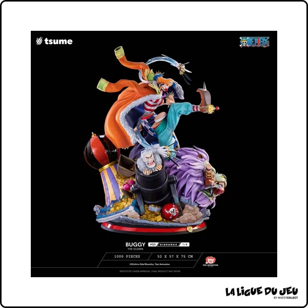 Statue - Tsume - One Piece - Buggy The Clown - HQS Dioramax