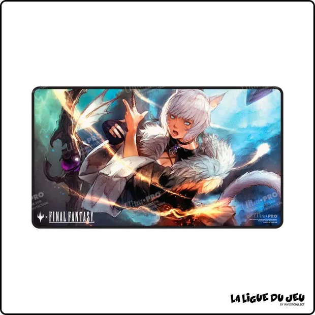Tapis - Magic the Gathering - Playmat - Black Stitched - Final Fantasy - Y'shtola Rhul