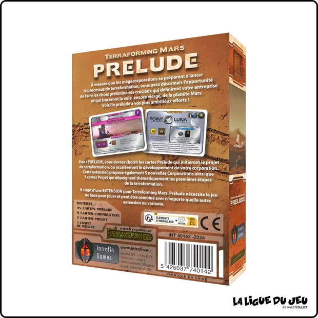 Terraforming Mars - Extension : Prélude