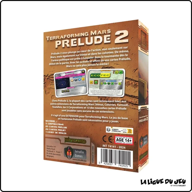 Terraforming Mars - Extension : Prélude 2