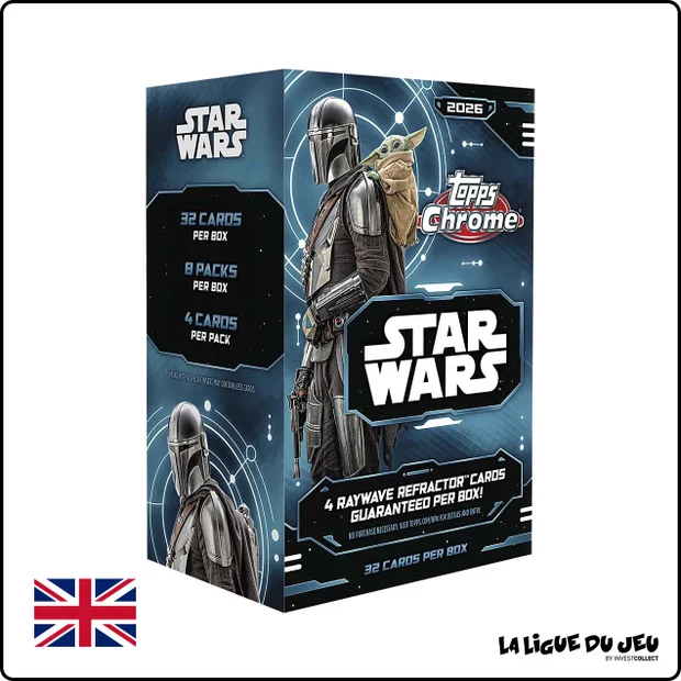 Box - Topps Chrome - 2026 Star Wars - Value Box - Scellé - Anglais
