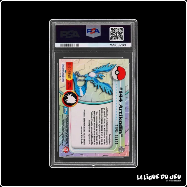 Topps - Pokemon - TV Animation - Artikodin - PSA 8 - Français