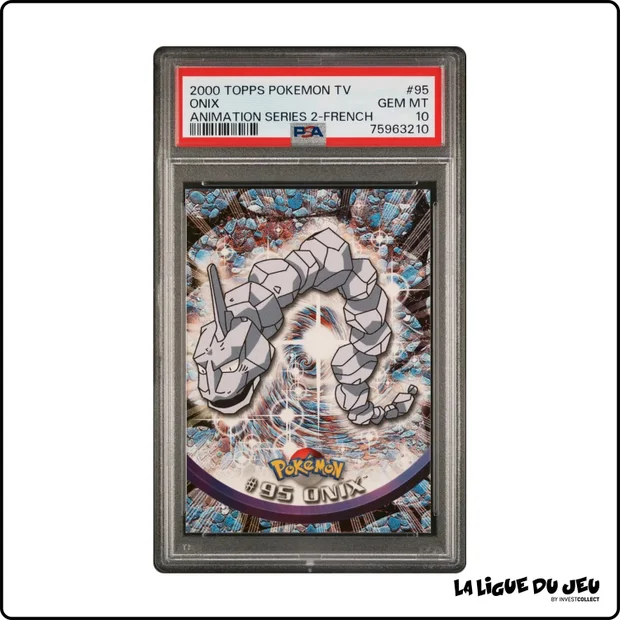 Topps - Pokemon - TV Animation - Onix - 95 - PSA 10 - Français