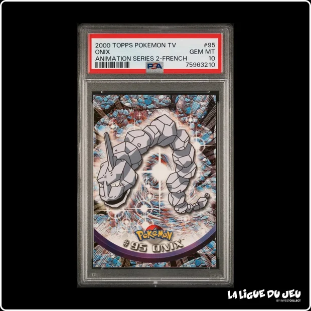 Topps - Pokemon - TV Animation - Onix - 95 - PSA 10 - Français
