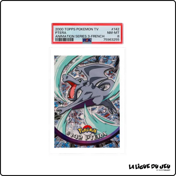 Topps - Pokemon - TV Animation - Ptera - PSA 8 - Français