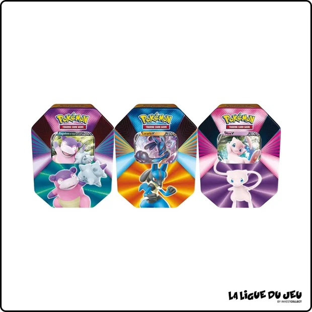 Trio Pokébox - Pokemon - Mew V - Lucario V - Flagadoss de Galar V - Scellé - Français