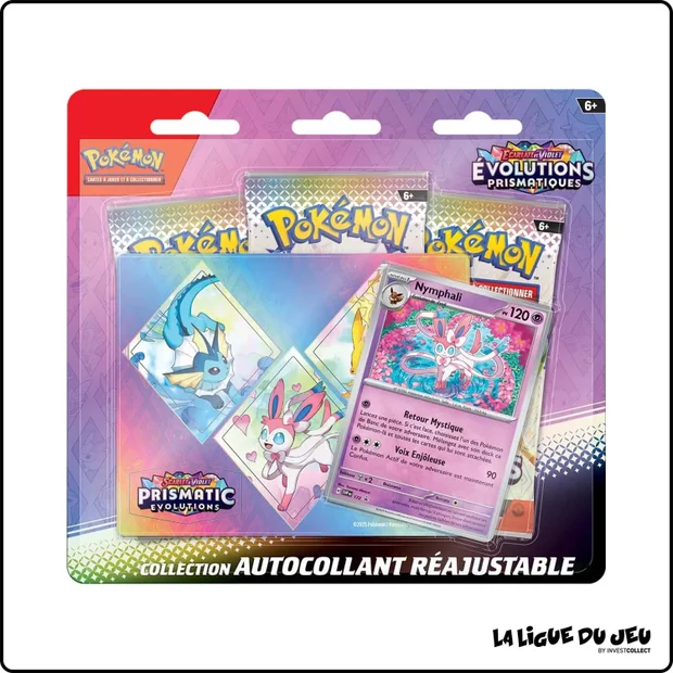 Tripack - Pokemon - Évolutions Prismatiques - EV8.5 - Illustration Nymphali - Scellé - Français