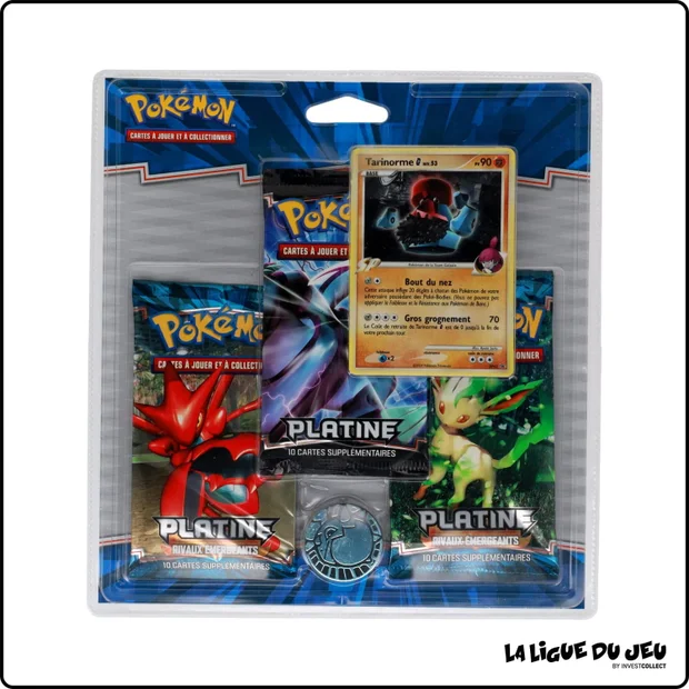Tripack - Pokemon - Rivaux Émergeants & Platine Base Illustration Tarinorme - Scellé - Français