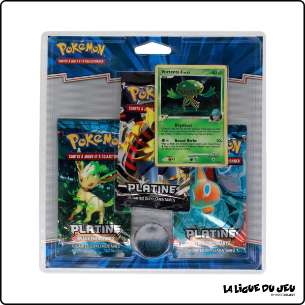 Tripack - Pokemon - Rivaux Émergeants & Platine Base Illustration Vortente - Scellé - Français
