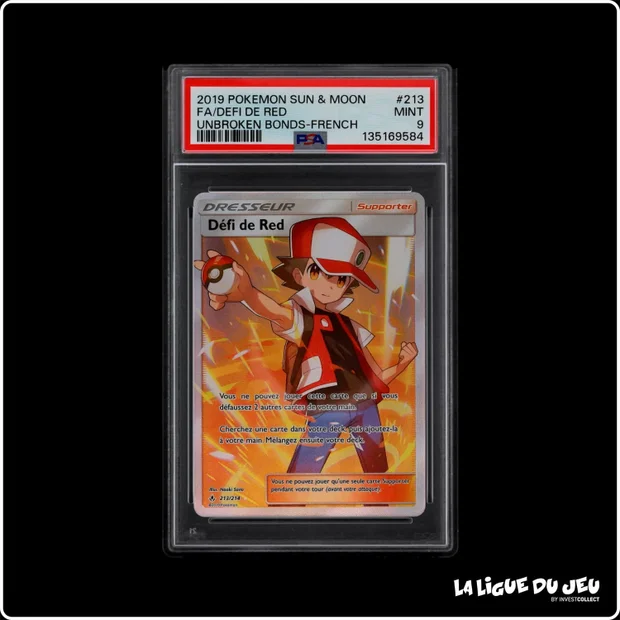 Ultra - Dresseur - Alliance Infaillible - Défi de Red - 213/214 - PSA 9 - Français